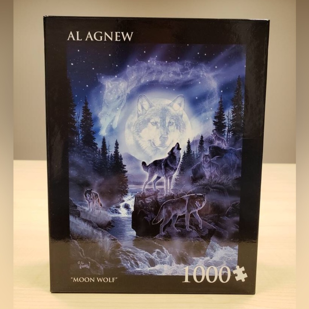 Al Agnew - Moon Wolf 1000 Piece Puzzle